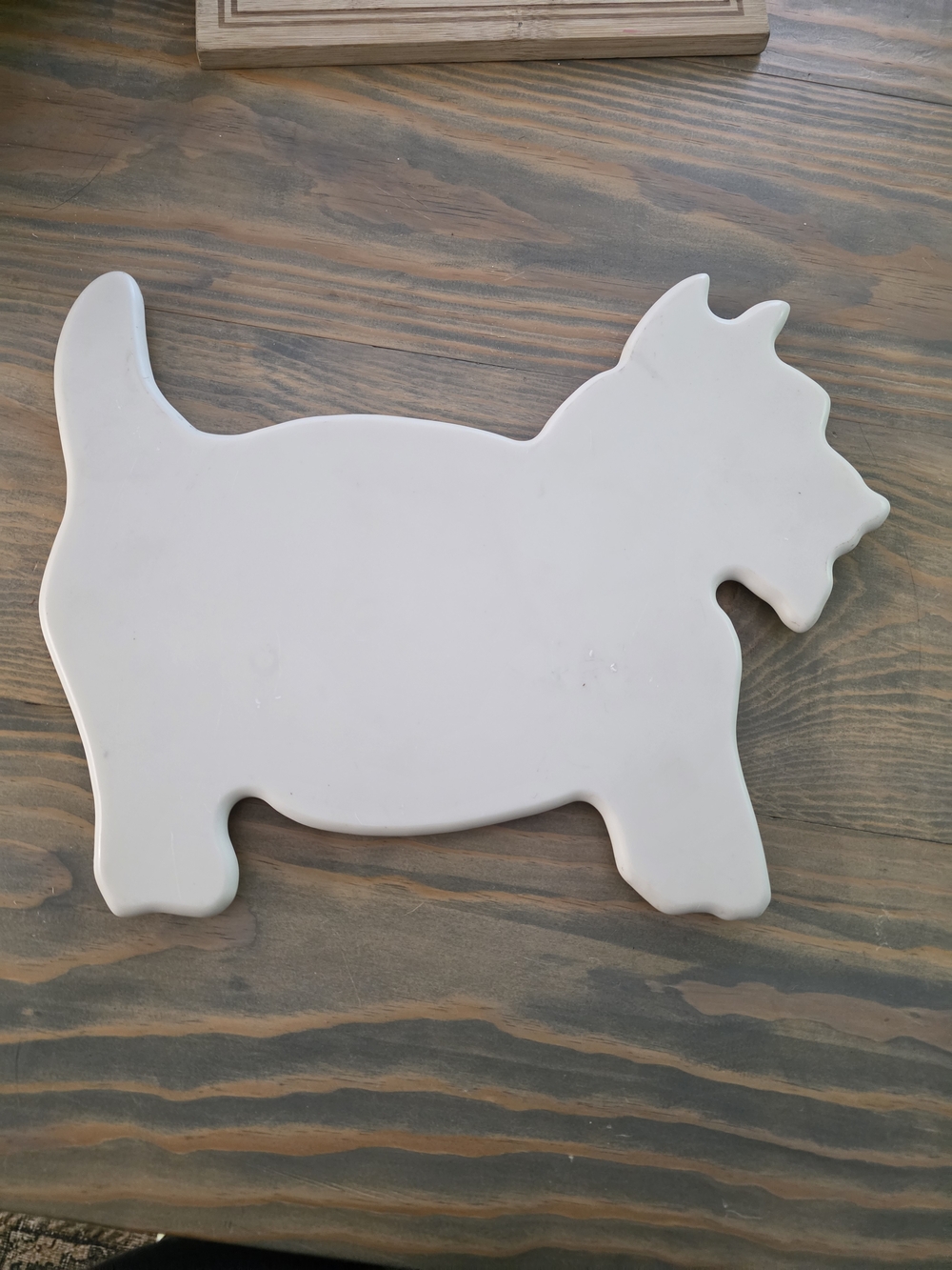 Scottie Dog-Shaped Cutting Board